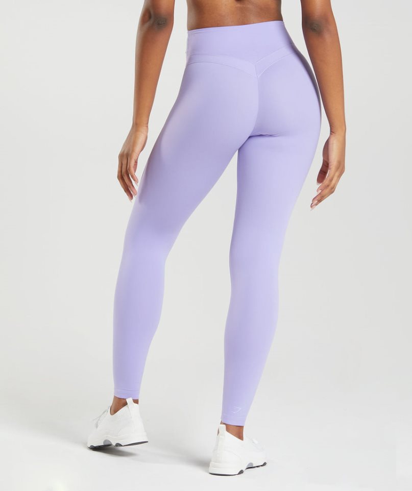 Legginsy Gymshark Whitney High Rise Damskie Głęboka Fioletowe | PL 510GTO